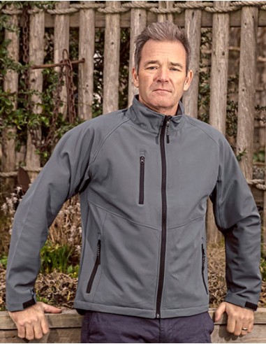 R-R128M-Mens Base Layer Soft Shell Jacket